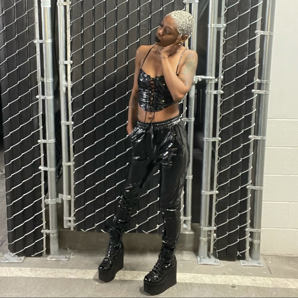 “Imma Bring Syran Wrap”” two-piece pant set